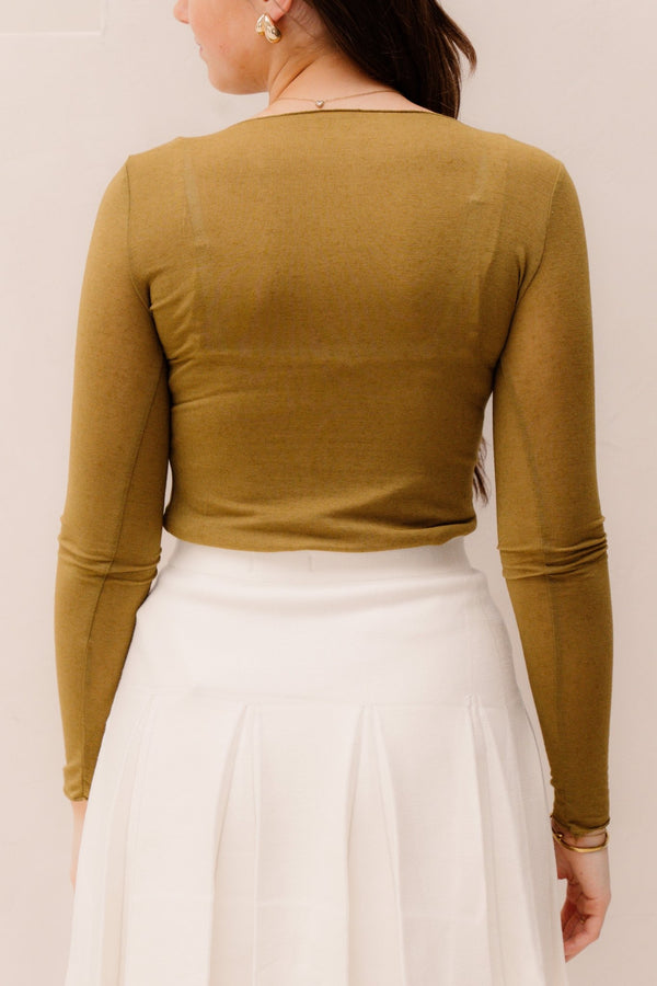 Gera top Olive - Bij Keesje - Bij Keesje - Top