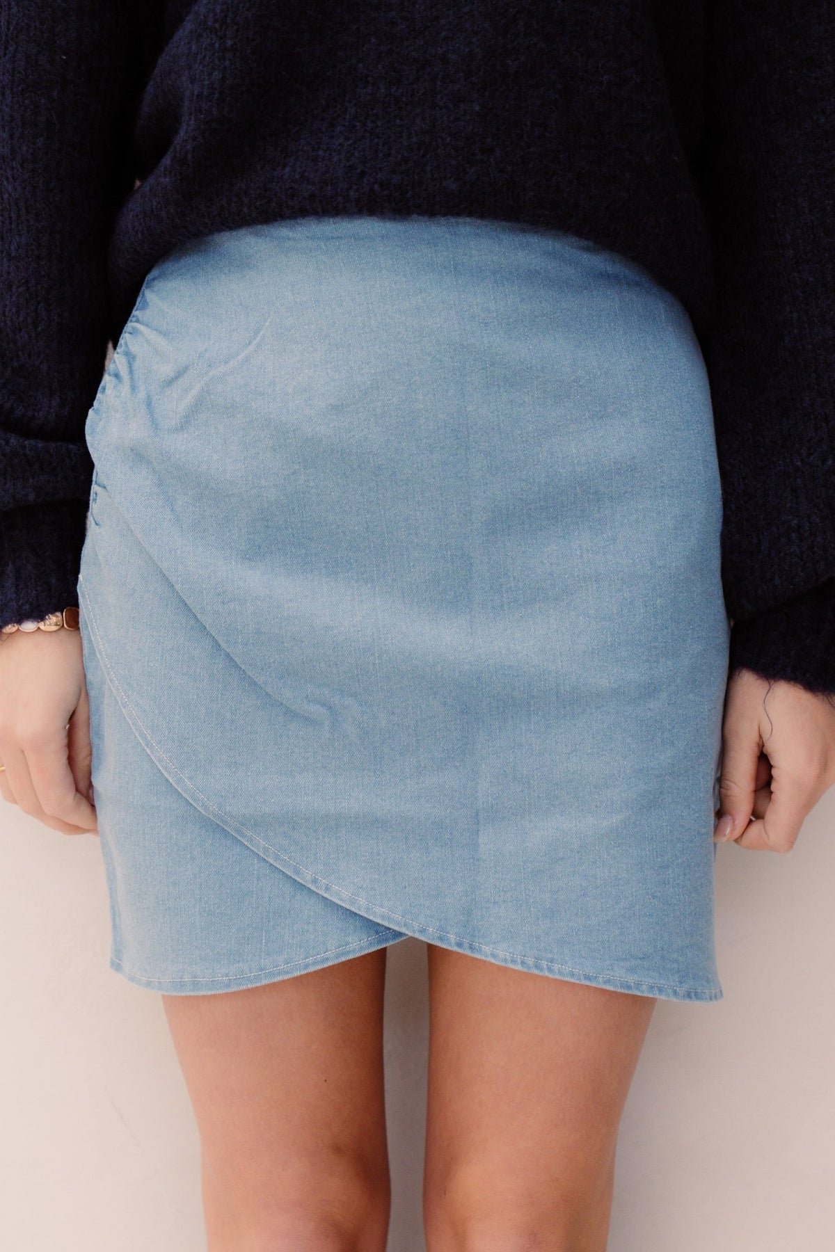 Gerdie Skirt Denim - Bij Keesje - Bij Keesje - Rokken