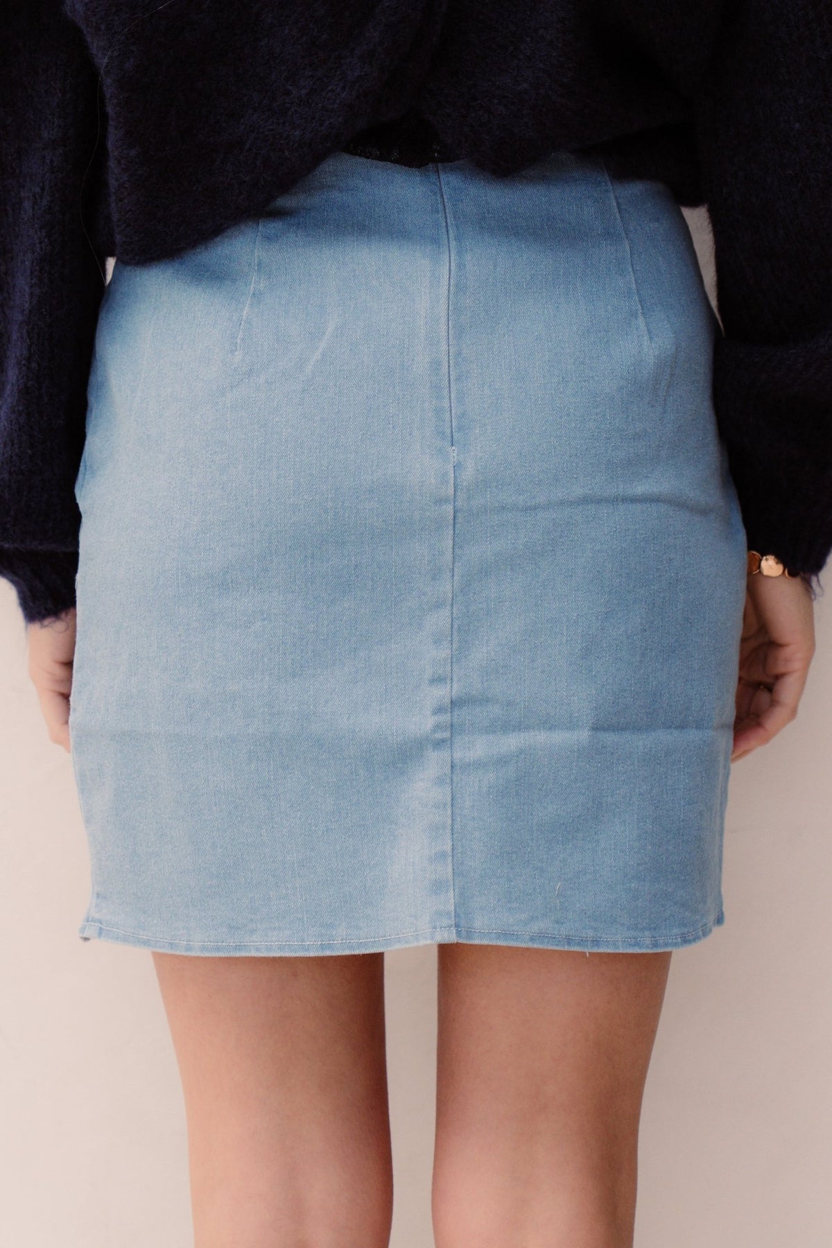 Gerdie Skirt Denim - Bij Keesje - Bij Keesje - Rokken