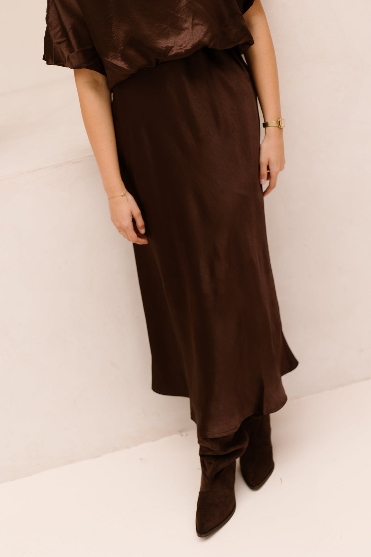 Gewo Skirt Brown - Bij Keesje - Sisters Point - Rok