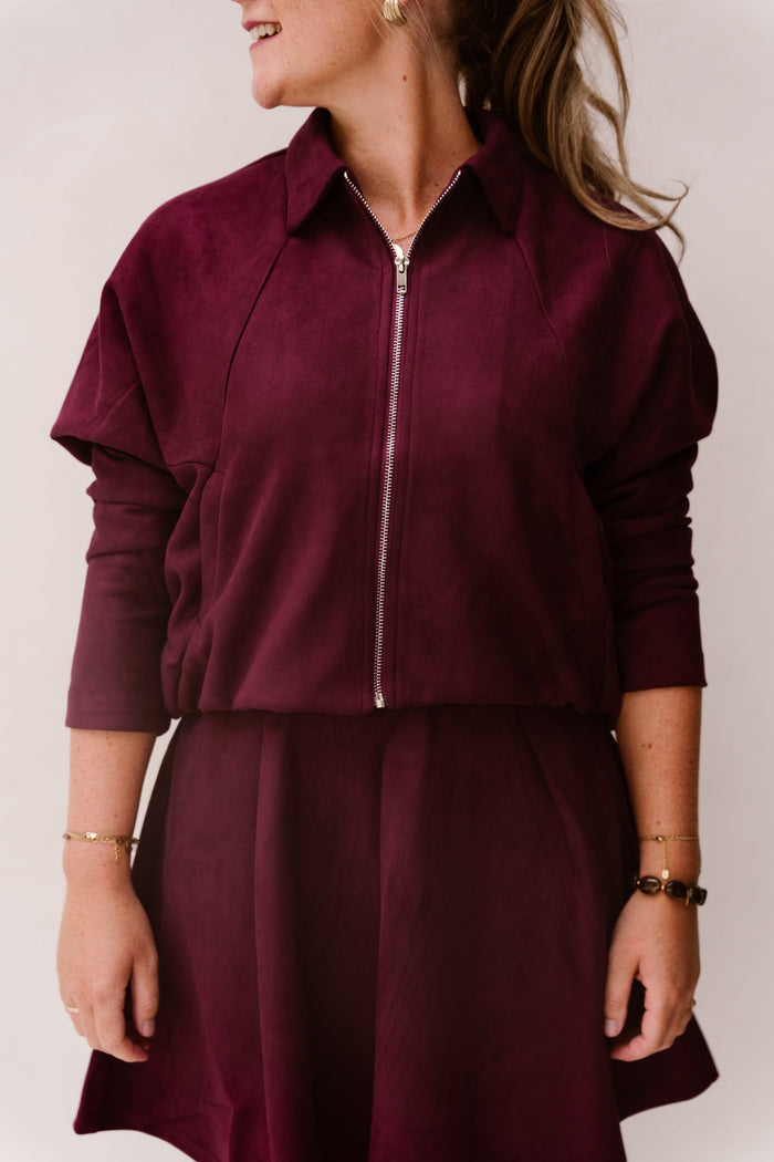 Ginny Jacket Mulberry - Bij Keesje - FLURESK - Jas