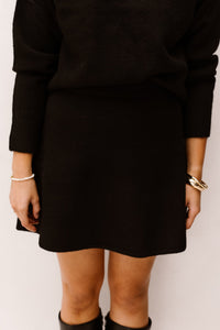 Gisa Knit Skirt Black - Bij Keesje - Neo Noir - Rok
