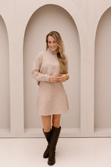 Gisa Knit Skirt Sand Melange