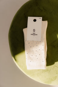 Glimsy Cotta Sock - birch white - Bij Keesje - Becksöndergaard - Sokken