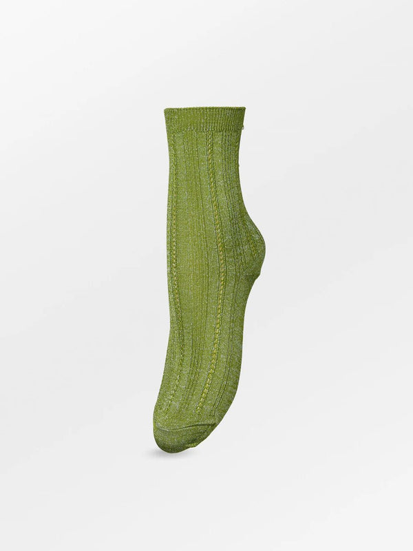 Glitter Drake Sock - piquant green - Bij Keesje - Becksöndergaard - Sokken