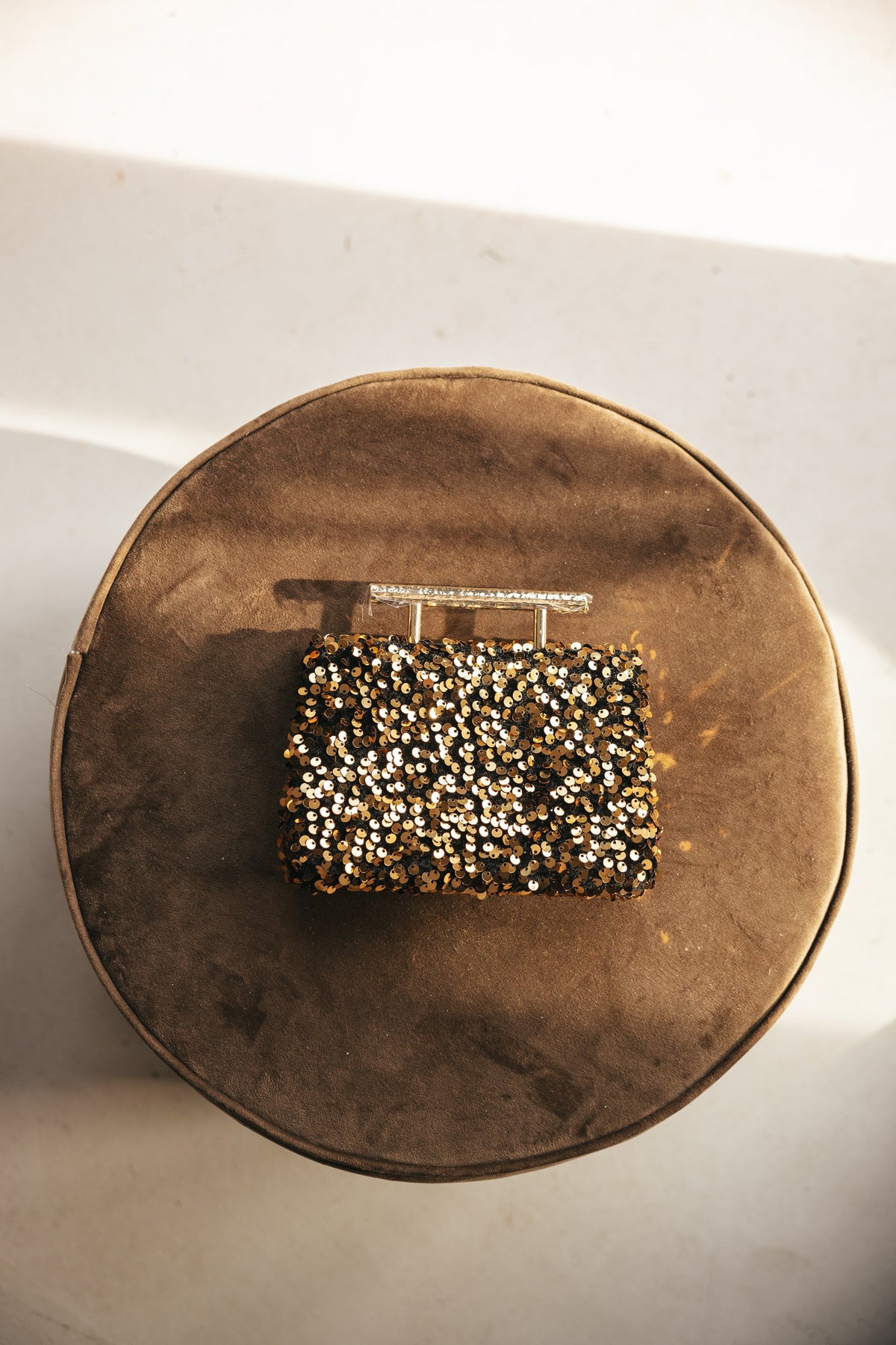 Goldie clutch gold - Bij Keesje