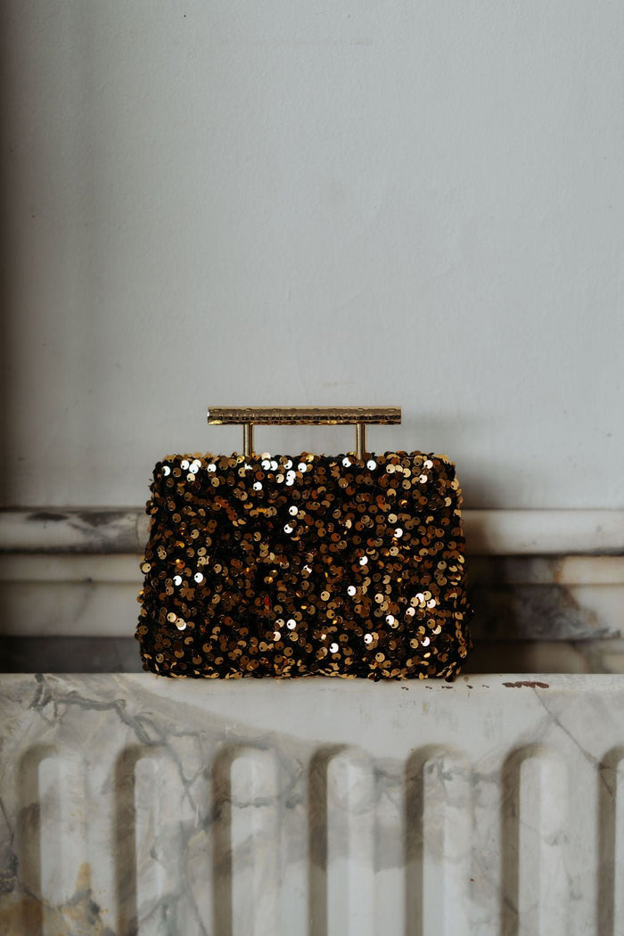 Goldie clutch gold - Bij Keesje - Bij Keesje