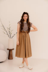 Gonna skirt beige camel B117 - Bij Keesje - Rinascimento - Rok