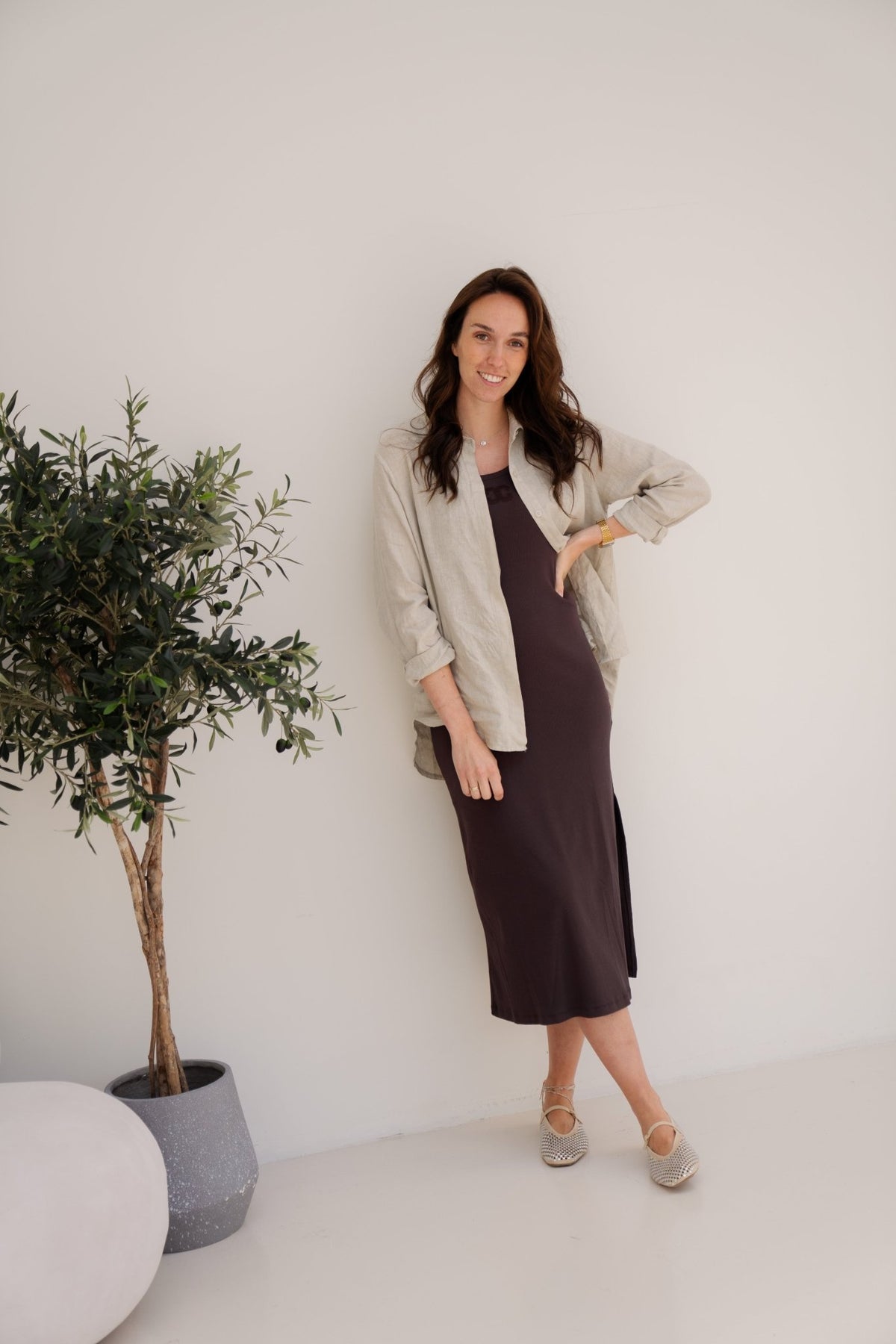 GrannyCC rib emb tank dress - Bij Keesje - Co'couture - Jurk