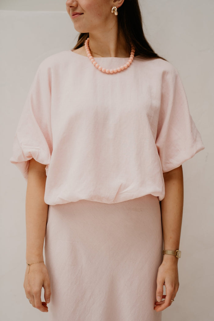 Gufo Top Soft Rose Melange - Bij Keesje - Sister Point - Top