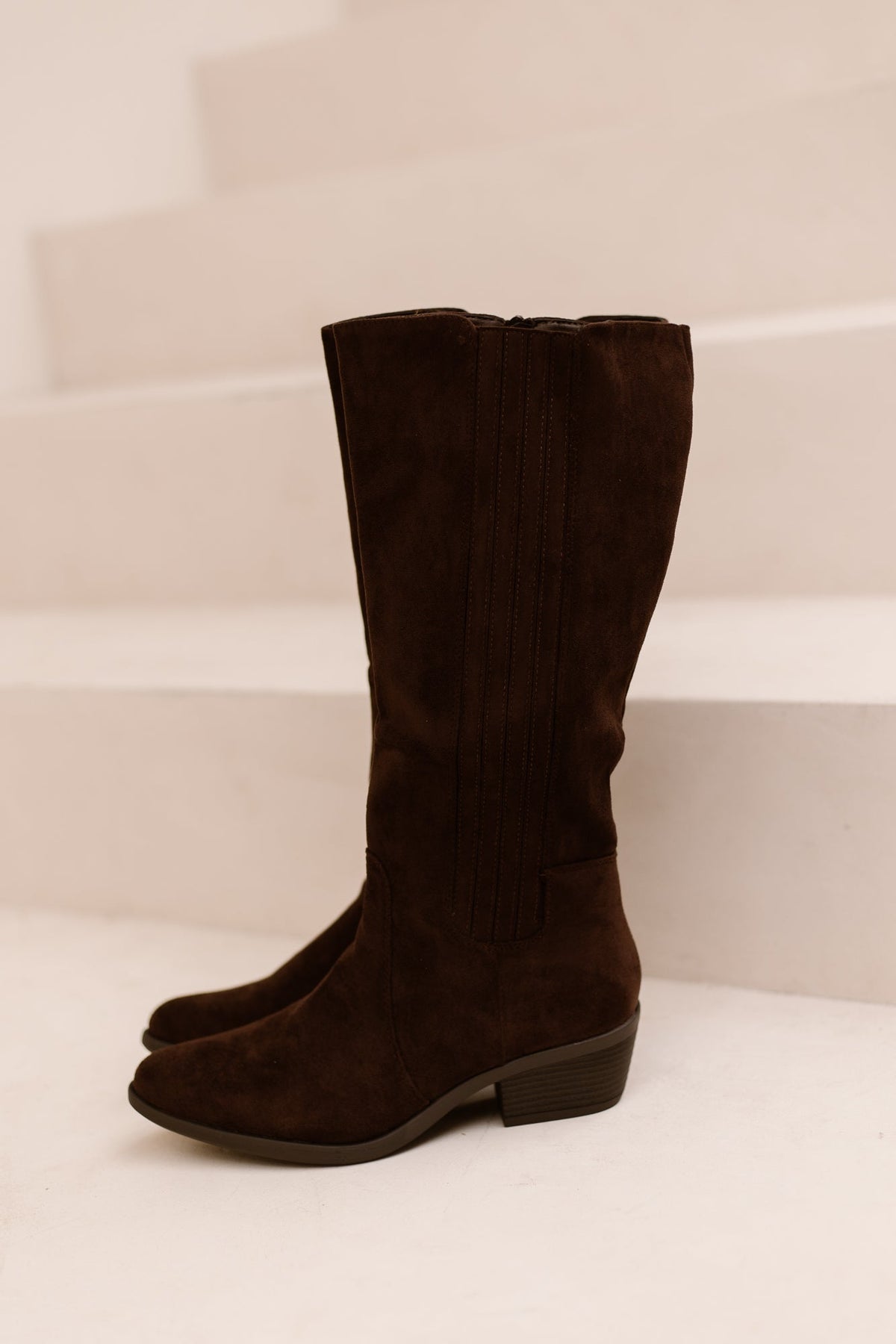 Haarlem Suede Boots Brown - Bij Keesje - Bij Keesje - Schoenen