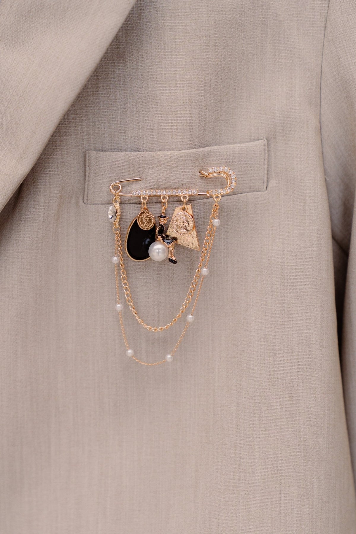 Hadia broche speld - Bij Keesje - Bij Keesje - accessoires