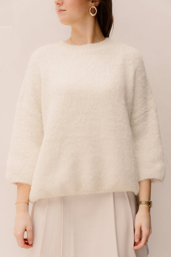Hailey Sweater Beige - Bij Keesje - Bij Keesje - Trui