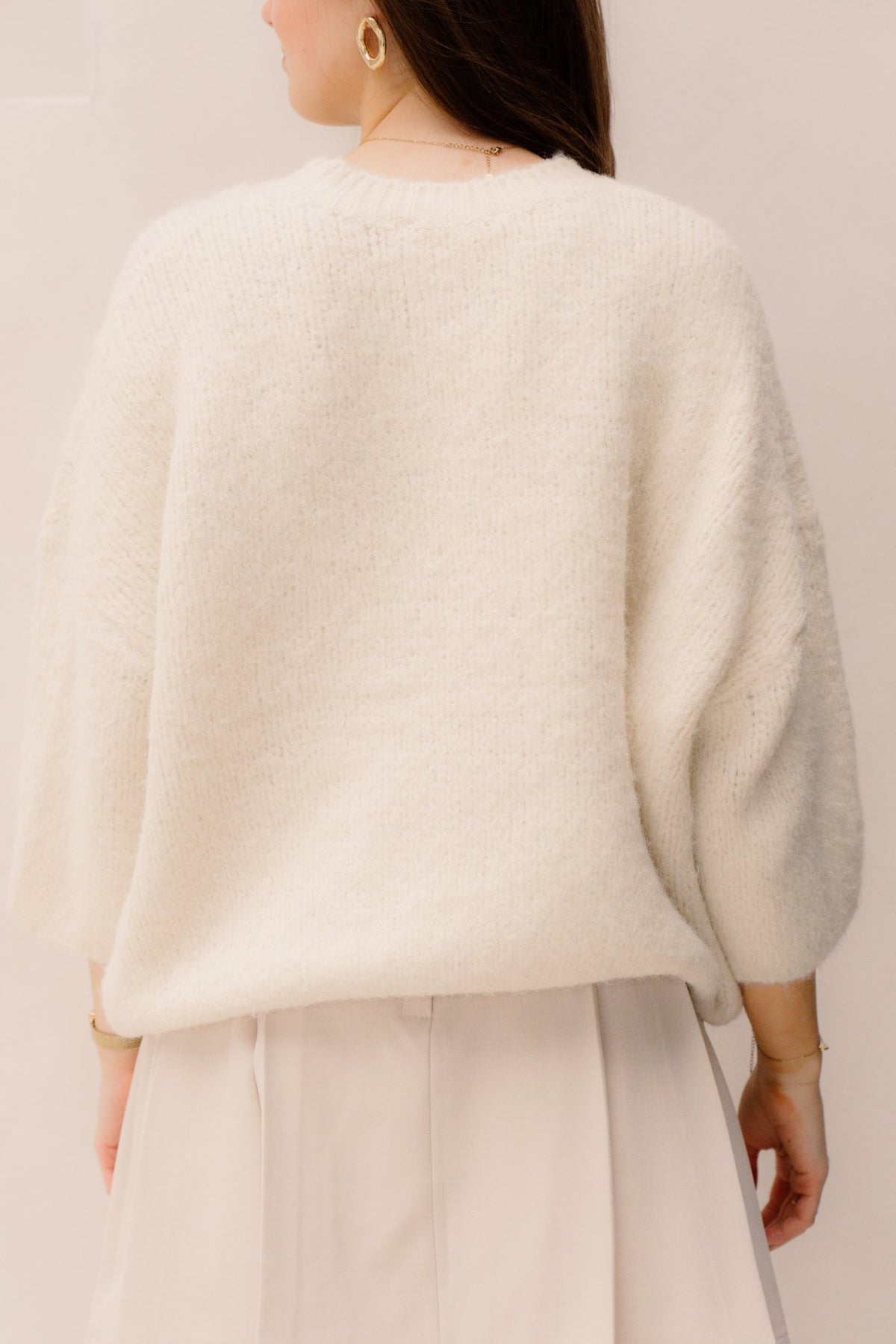 Hailey Sweater Beige - Bij Keesje - Bij Keesje - Trui