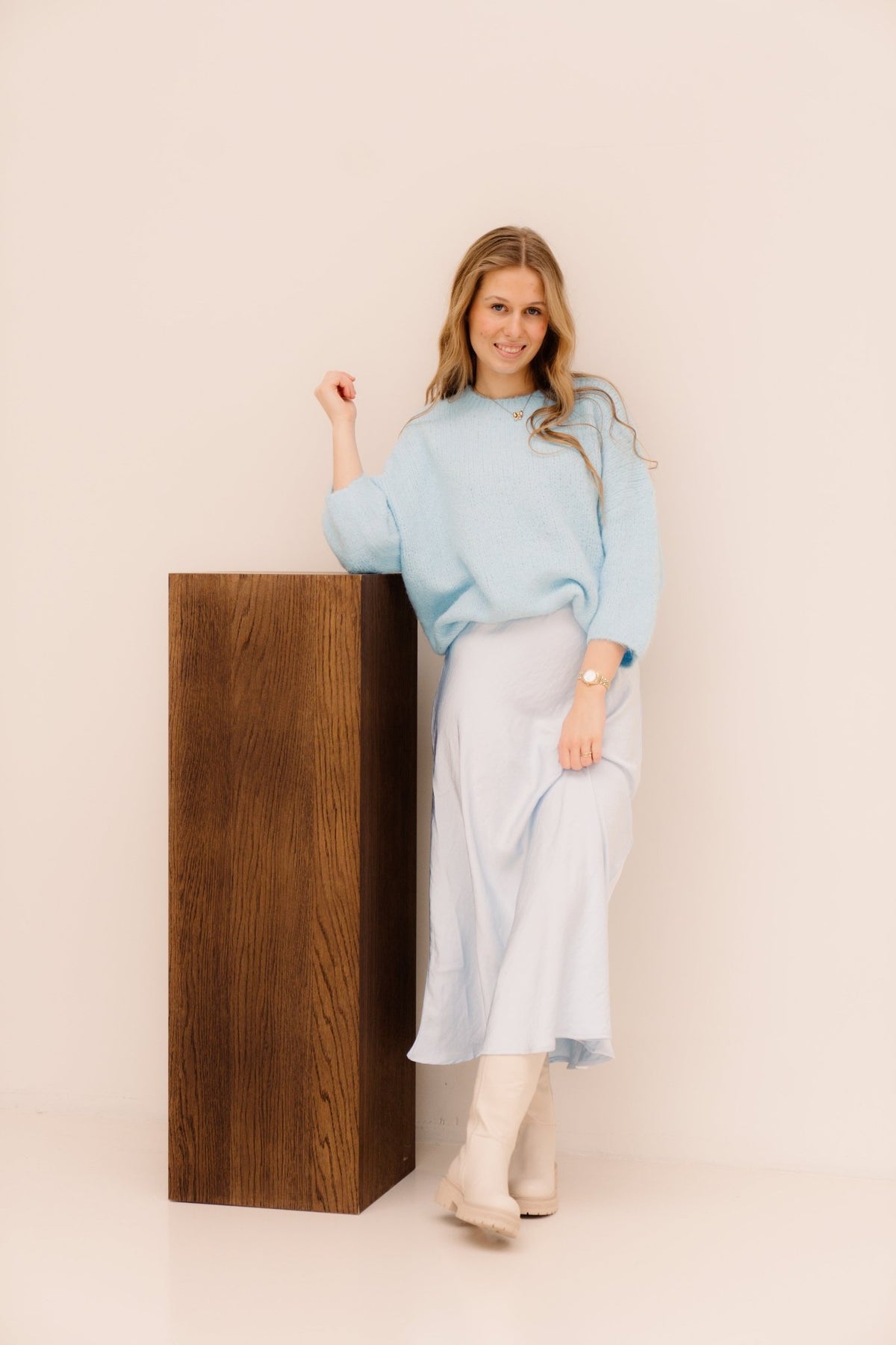 Hailey Sweater Blue - Bij Keesje - Bij Keesje - Trui