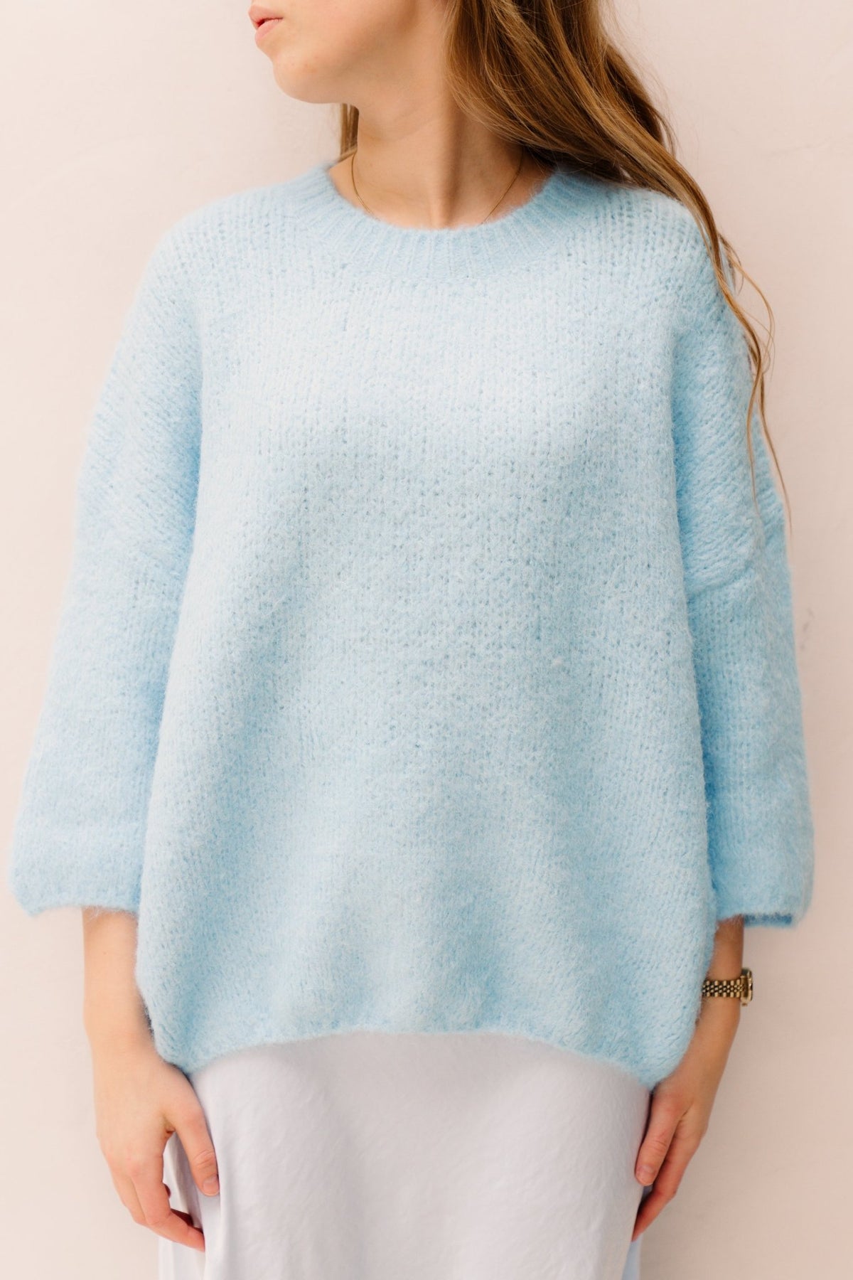 Hailey Sweater Blue - Bij Keesje - Bij Keesje - Trui