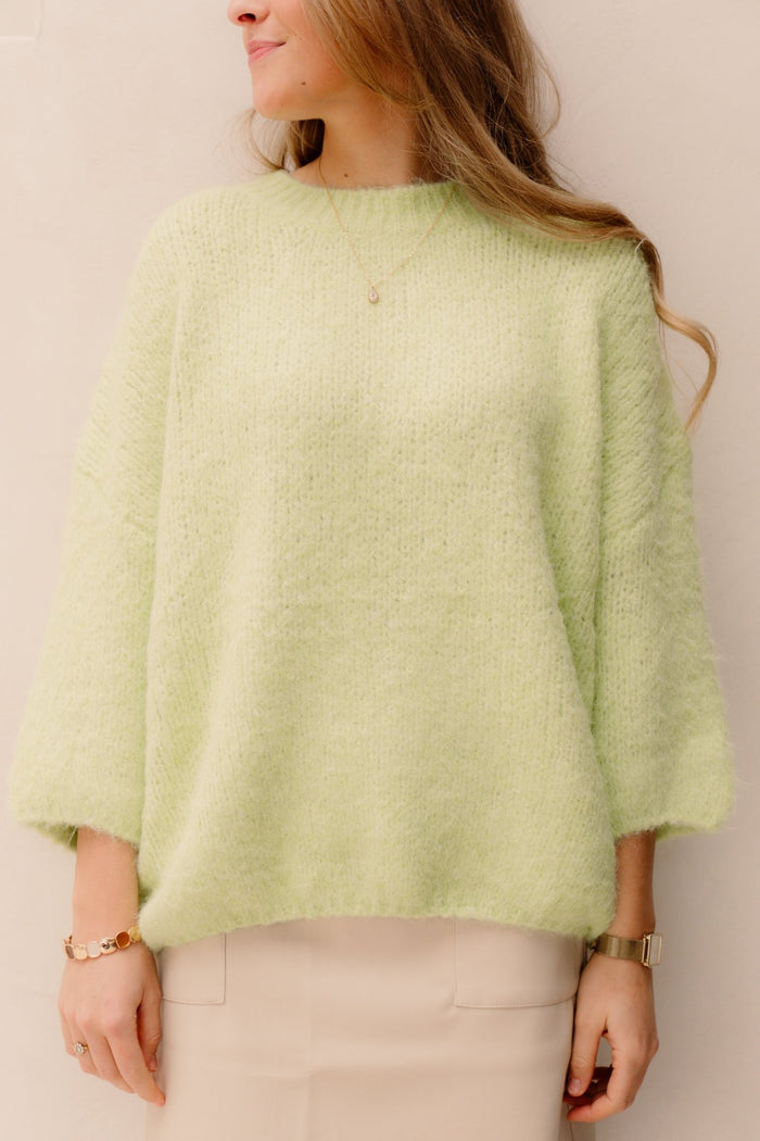 Hailey Sweater Green - Bij Keesje - Bij Keesje - Trui