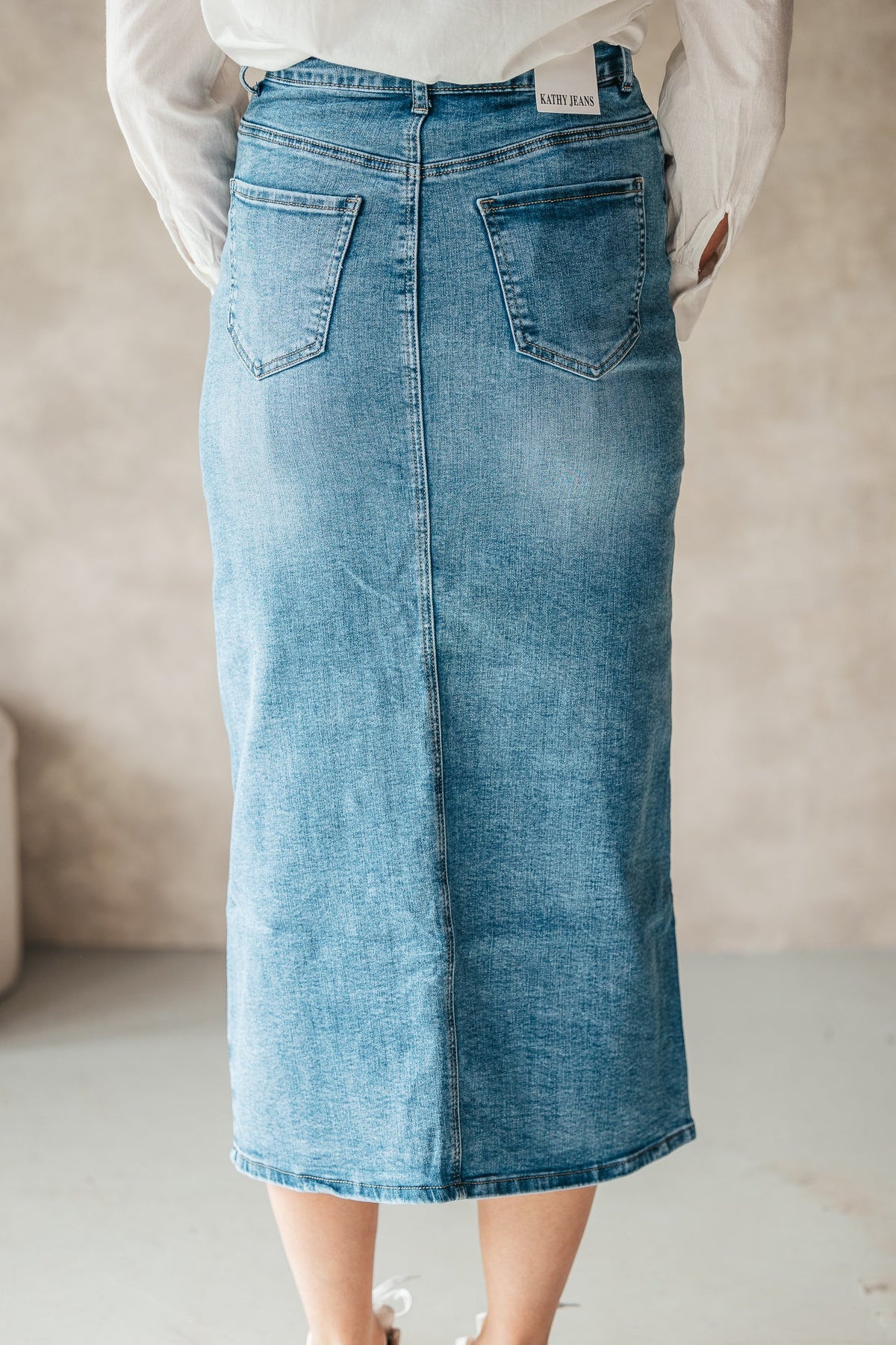 Halima denim skirt - Bij Keesje