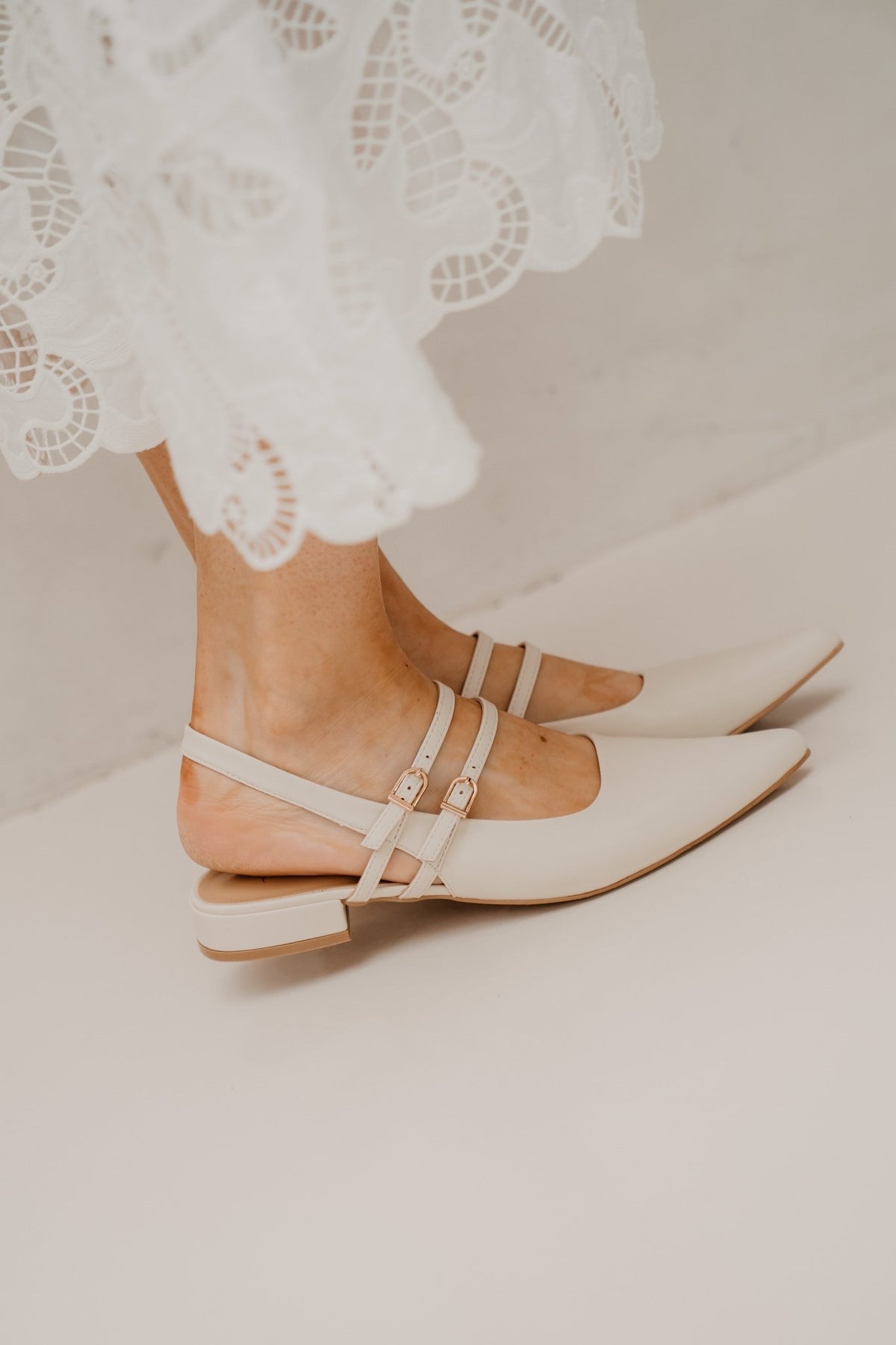 Hanoi slingback beige - Bij Keesje - Bij Keesje - Schoenen