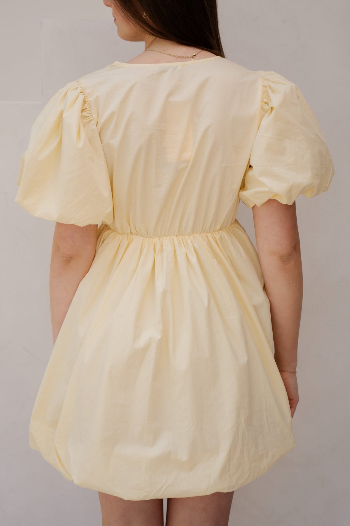 Hava ballon dress light yellow - Bij Keesje - Bij Keesje - Jurk