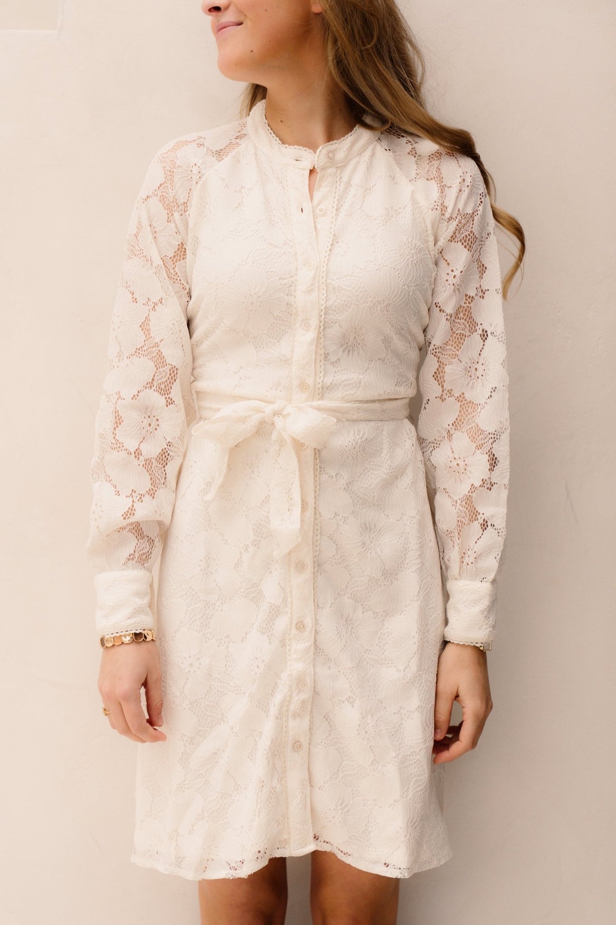 Havda dress beige - Bij Keesje - Bij Keesje - Jurk