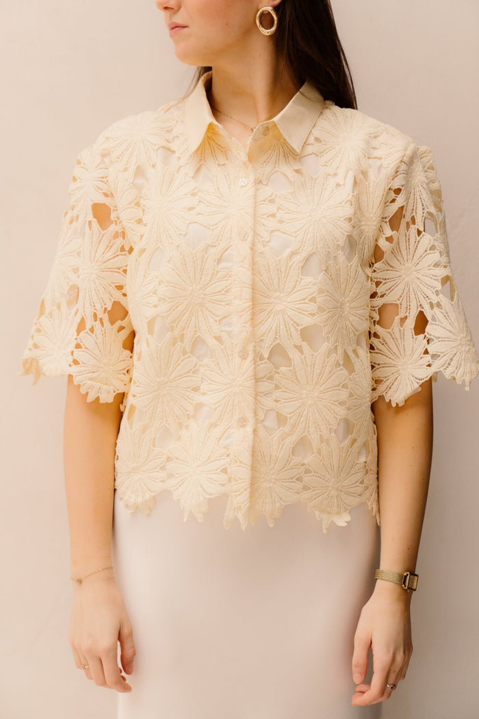 Helena top yellow - Bij Keesje - Bij Keesje - Blouse