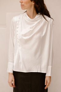 HelenCC Button Blouse white - Bij Keesje - Co'couture - blouse