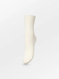 Helga Crochet Sock - white - Bij Keesje - Becksöndergaard - Sokken