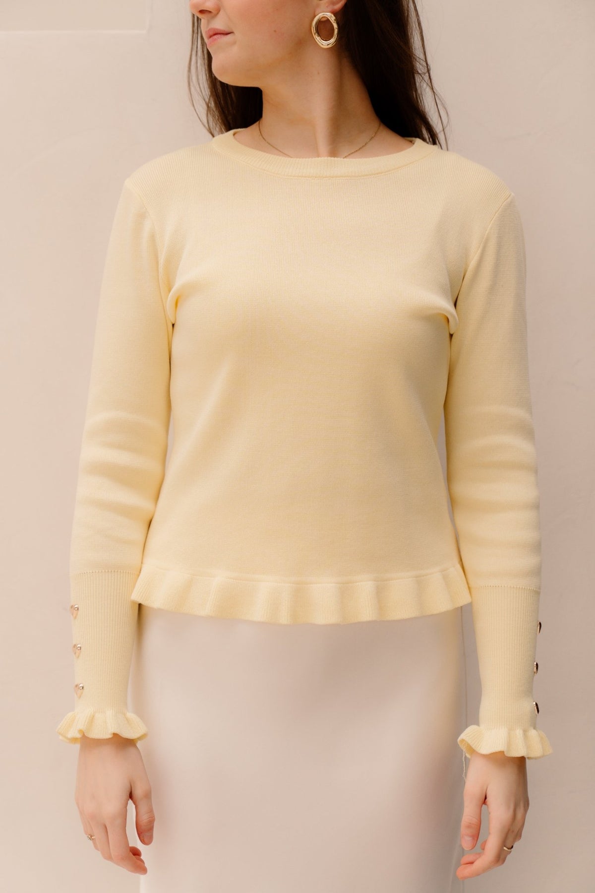 Helin top geel - Bij Keesje - Bij Keesje - Top