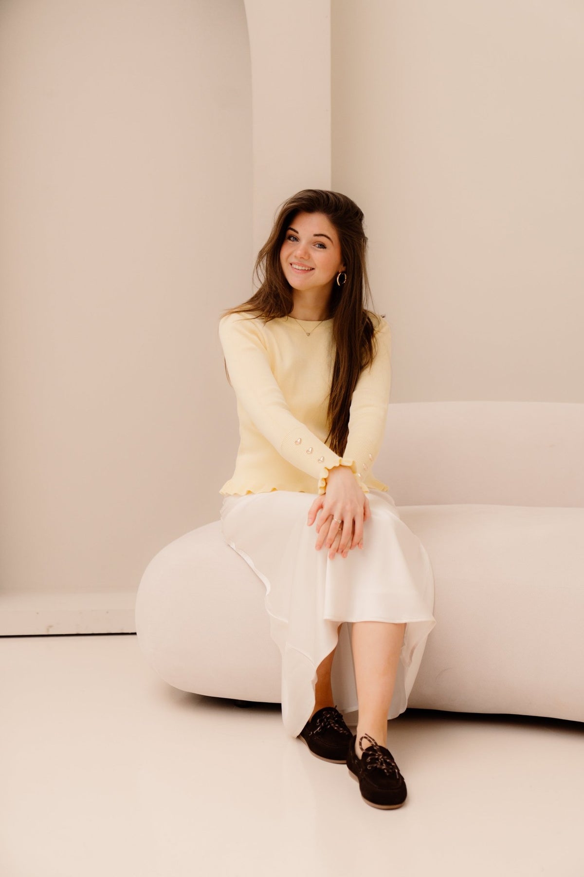 Helin top geel - Bij Keesje - Bij Keesje - Top