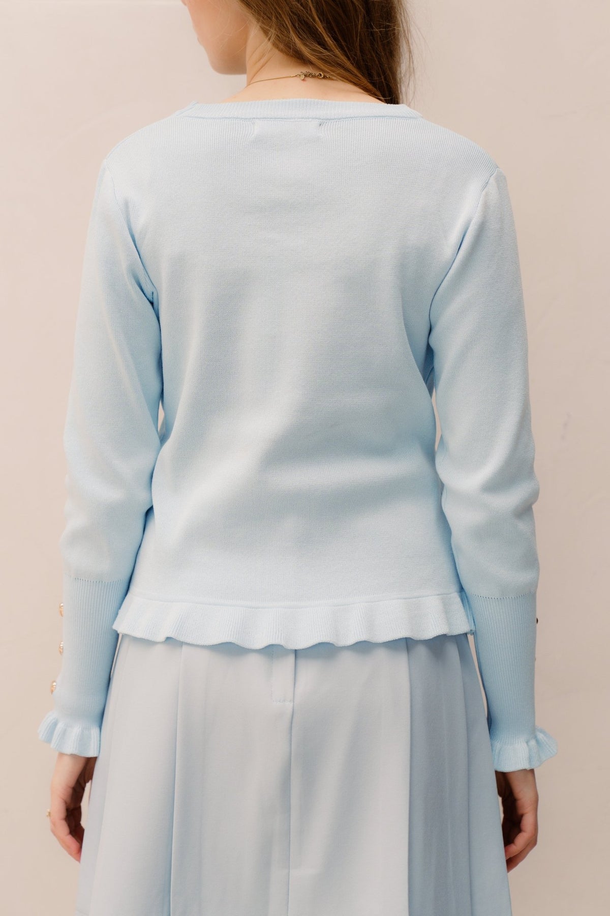 Helin top lichtblauw - Bij Keesje - Bij Keesje - Top