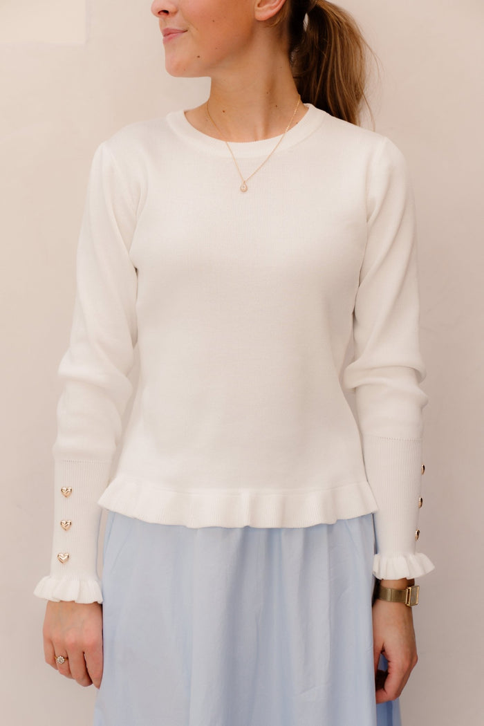 Helin top wit - Bij Keesje - Bij Keesje - Top