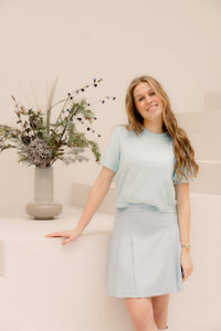 Hid top lichtblauw - Bij Keesje - Bij Keesje - Top