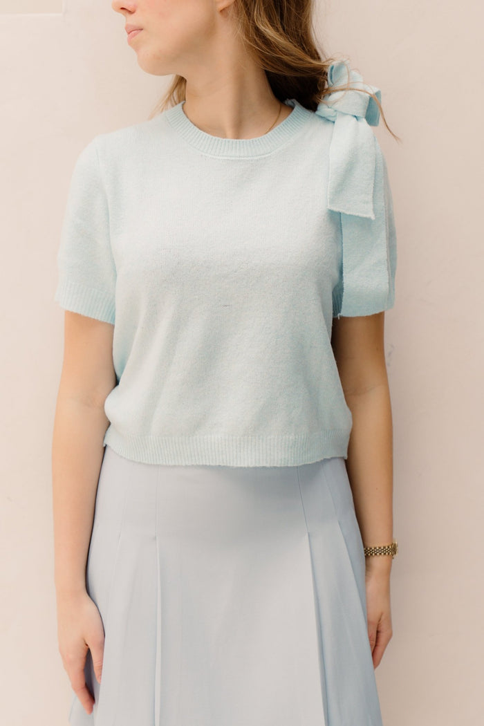 Hid top lichtblauw - Bij Keesje - Bij Keesje - Top