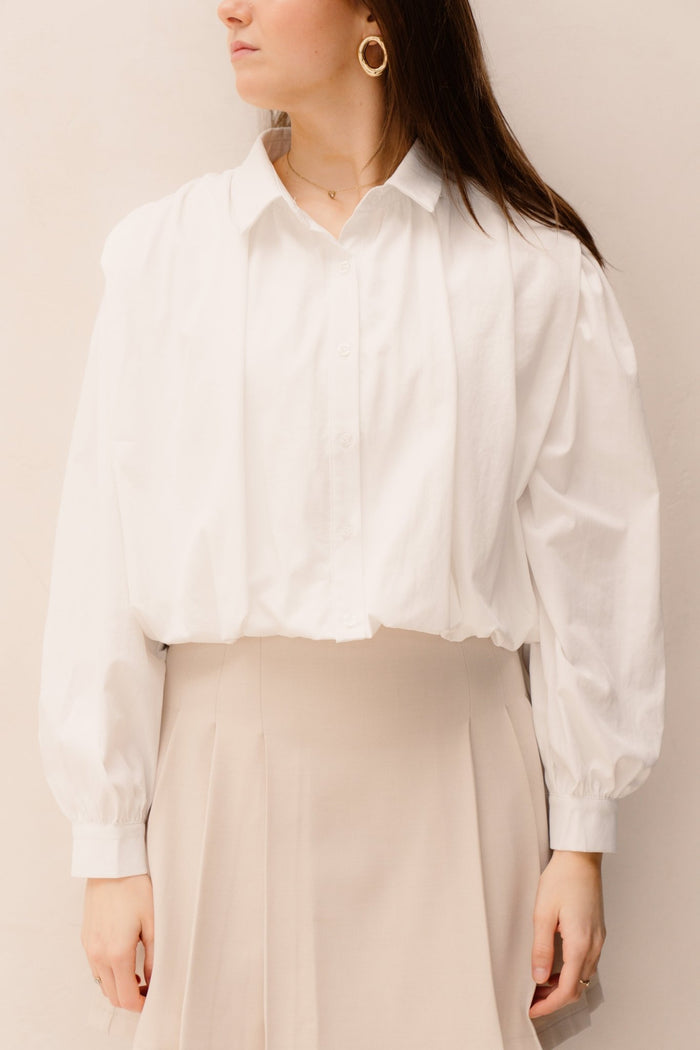 Hilda blouse wit - Bij Keesje - Bij Keesje - Blouse