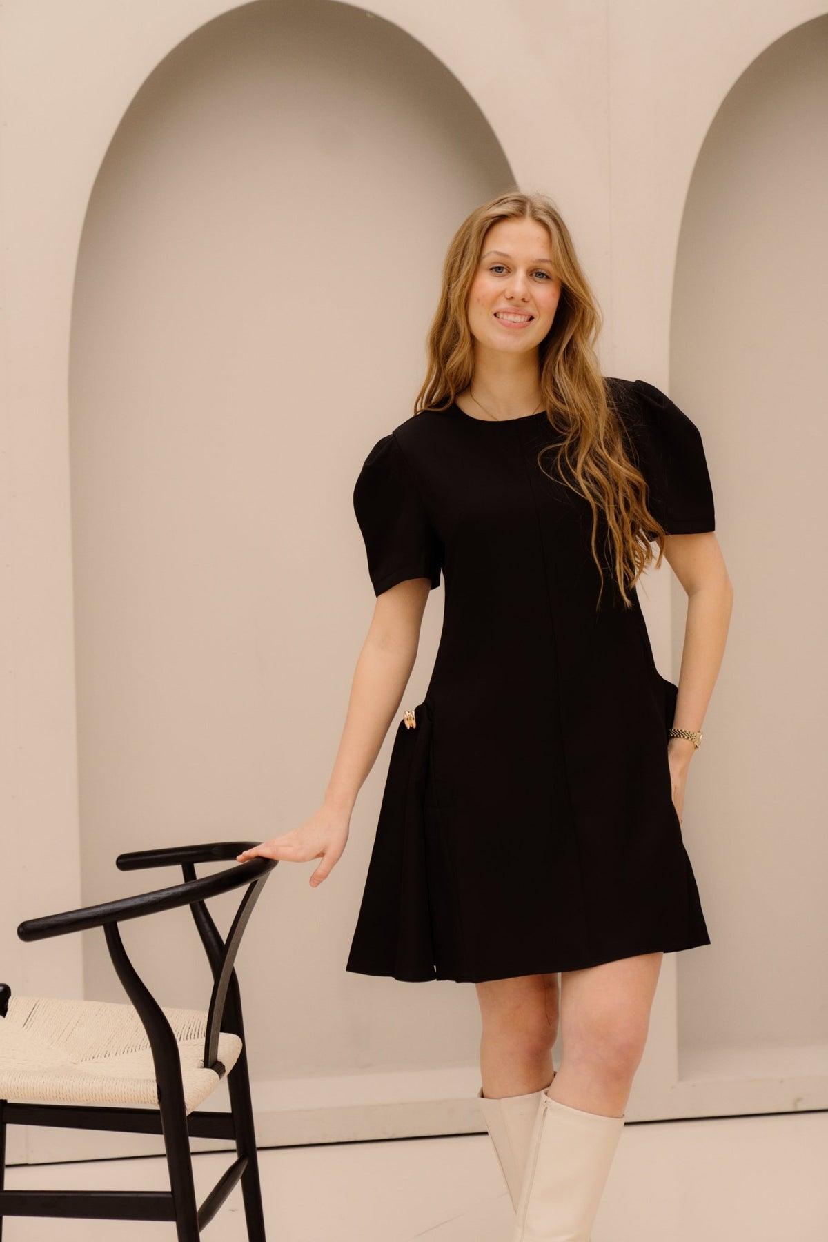 Hinte dress black - Bij Keesje - Bij Keesje - Jurk