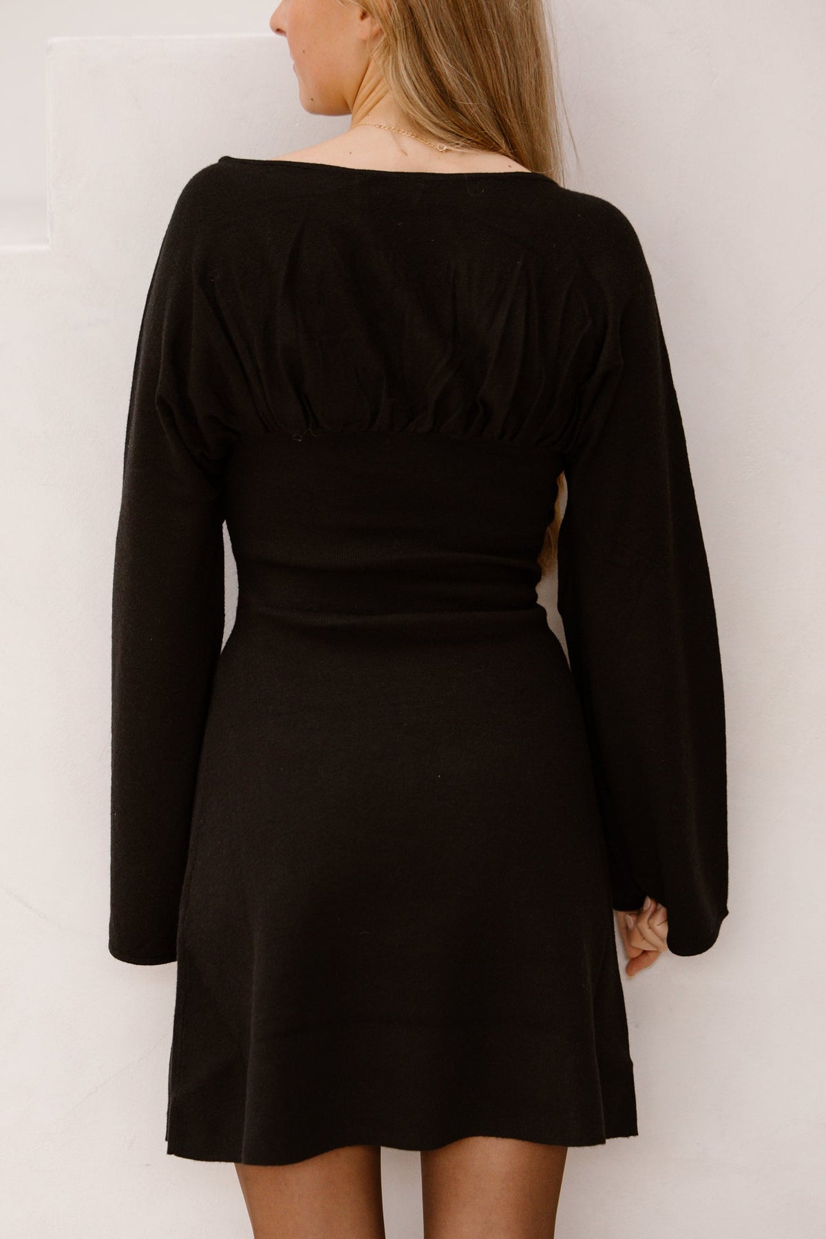 Holla Knit Dress Black - Bij Keesje - Neo Noir