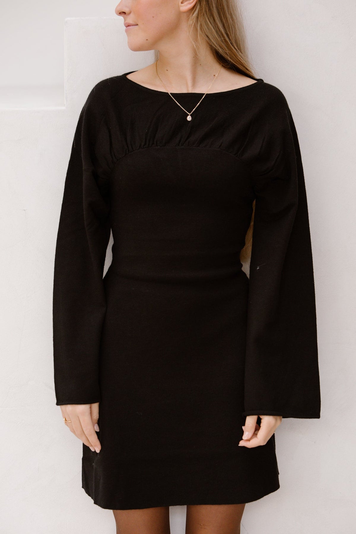 Holla Knit Dress Black - Bij Keesje - Neo Noir