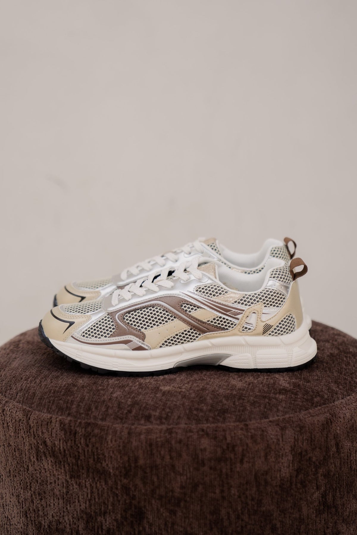 Hongkong sneaker silver gold - Bij Keesje - Shoecolate - Schoenen