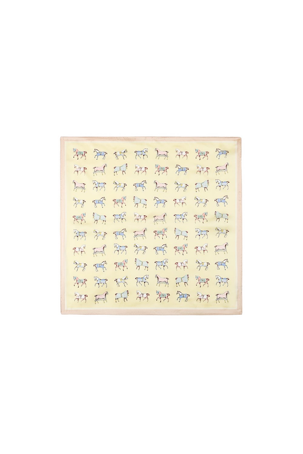 Horse sjaal light yellow - Bij Keesje - Bij Keesje - accessoires