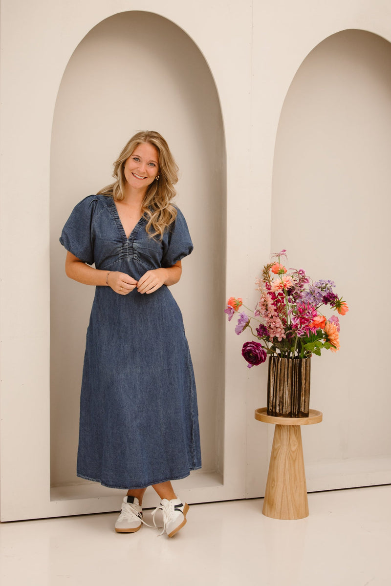 Illana denim dress - Bij Keesje - Neo Noir