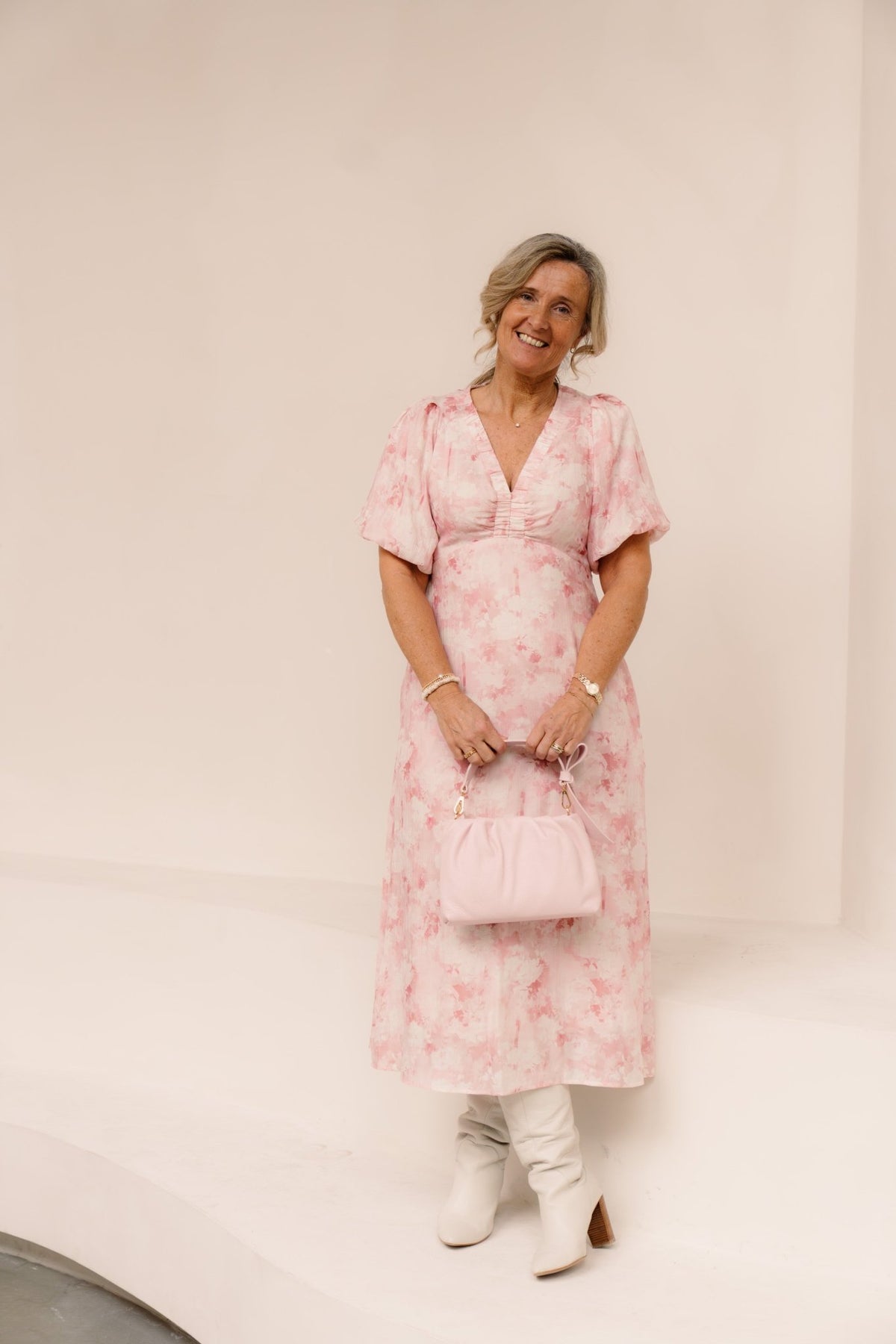 Illana floral fusion dress - Bij Keesje - Neo Noir - Jurk