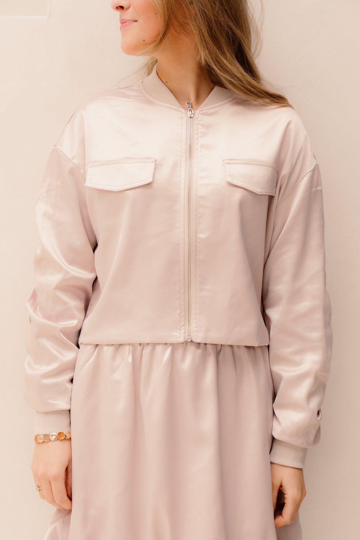 Ilona jacket taupe - Bij Keesje - Bij Keesje - jas