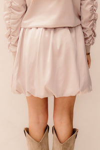 Ilona skirt taupe - Bij Keesje - Bij Keesje - jas