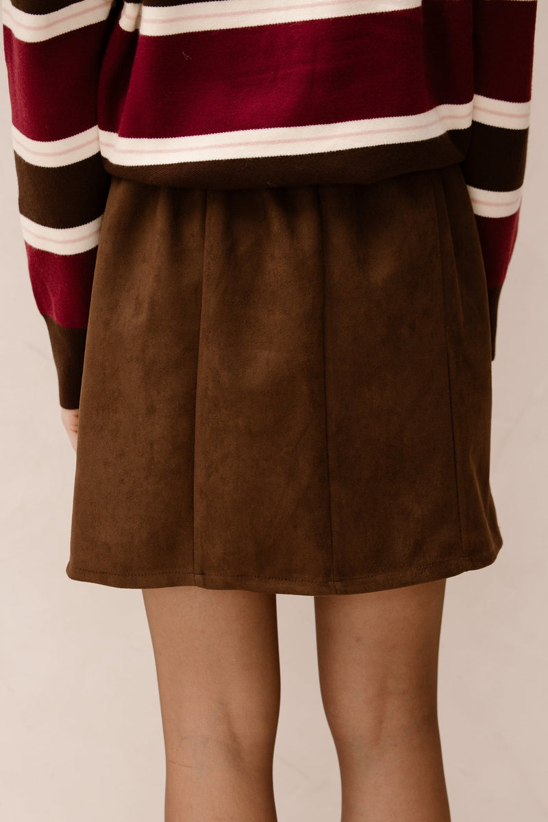 Ilza skirt brown - Bij Keesje - Bij Keesje