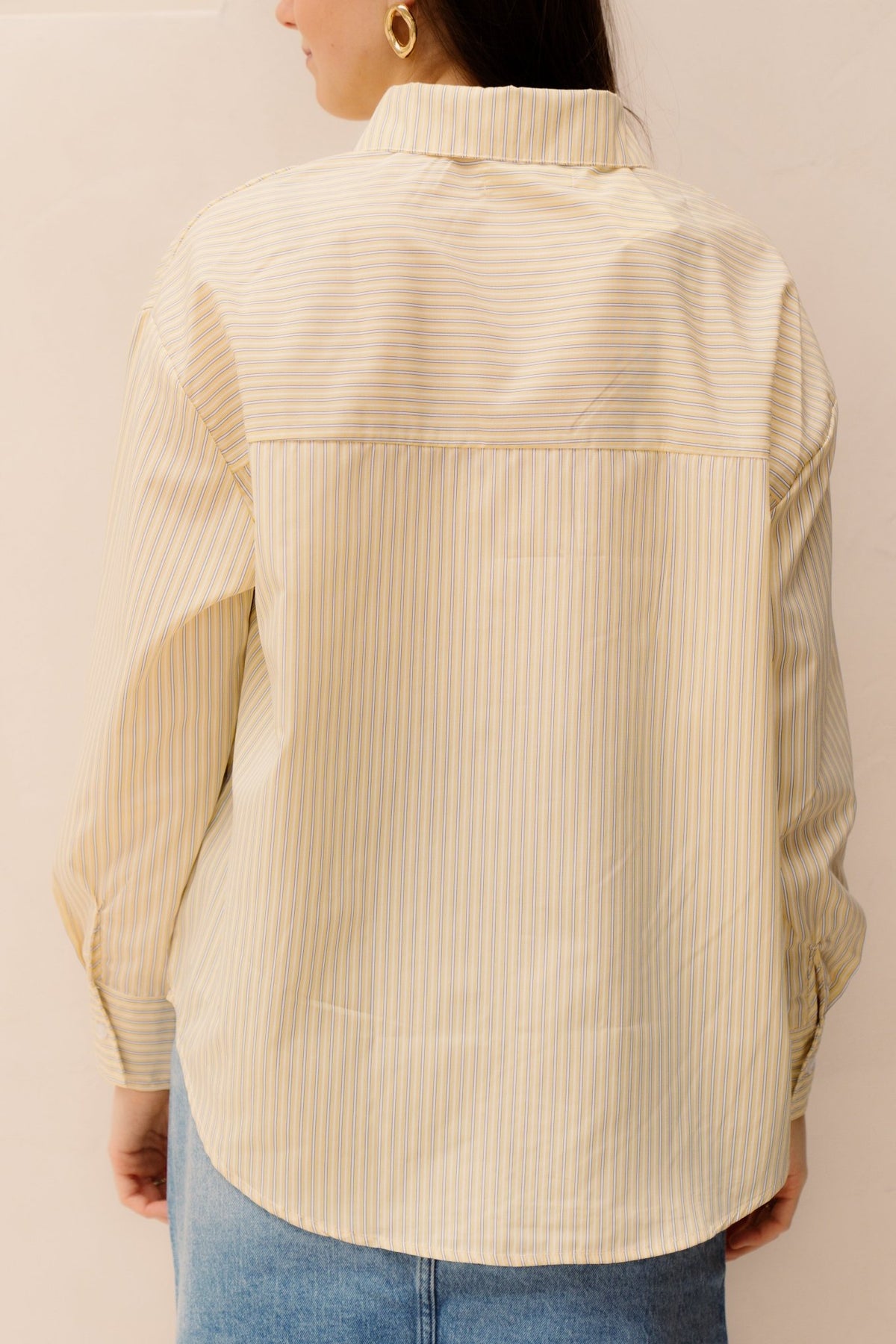 Imini blouse streep geel - Bij Keesje - Bij Keesje - Blouse