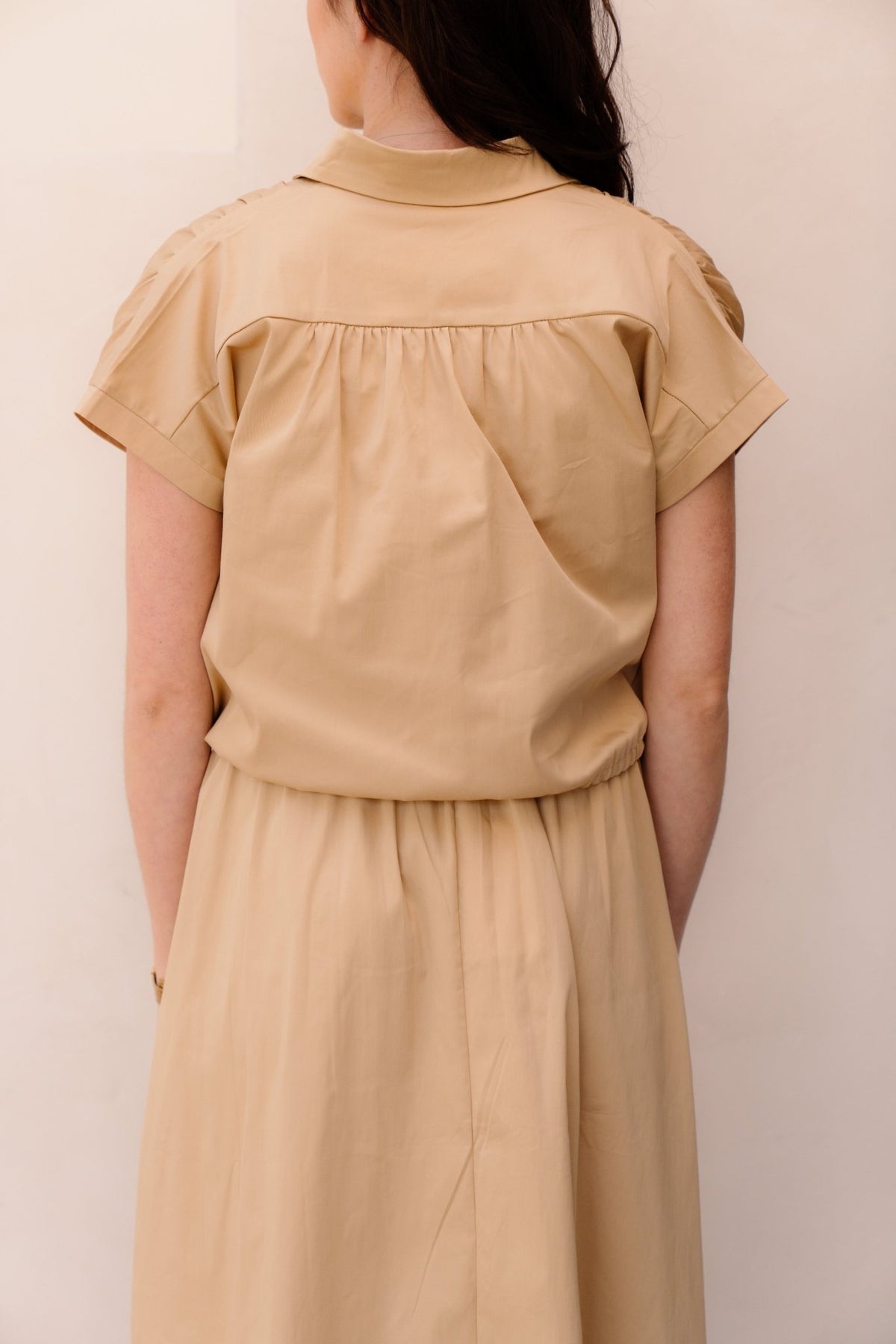 Imke blouse biscuit - Bij Keesje - Bij Keesje - Blouse