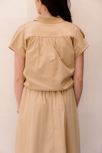 Imke blouse biscuit - Bij Keesje - Bij Keesje - Blouse