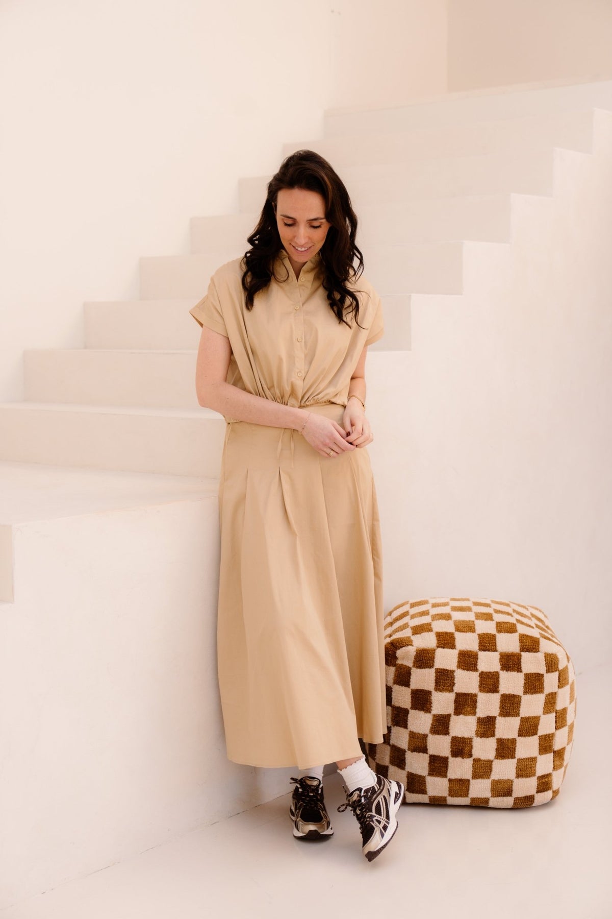 Imke blouse biscuit - Bij Keesje - Bij Keesje - Blouse