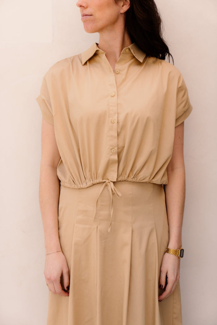 Imke blouse biscuit - Bij Keesje - Bij Keesje - Blouse